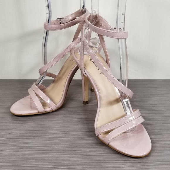 Leith Ava Asymmetrical Strappy Sandal, Blush, Womens Size 7.5 M - Picture 4 of 12